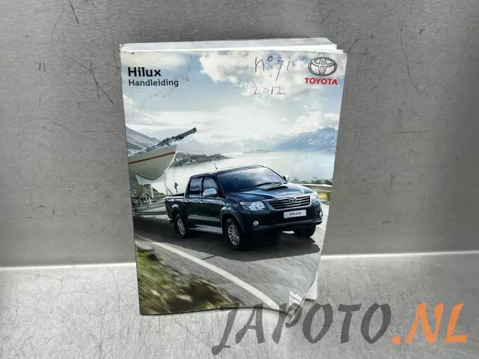 Livret d'instructions Toyota Hilux